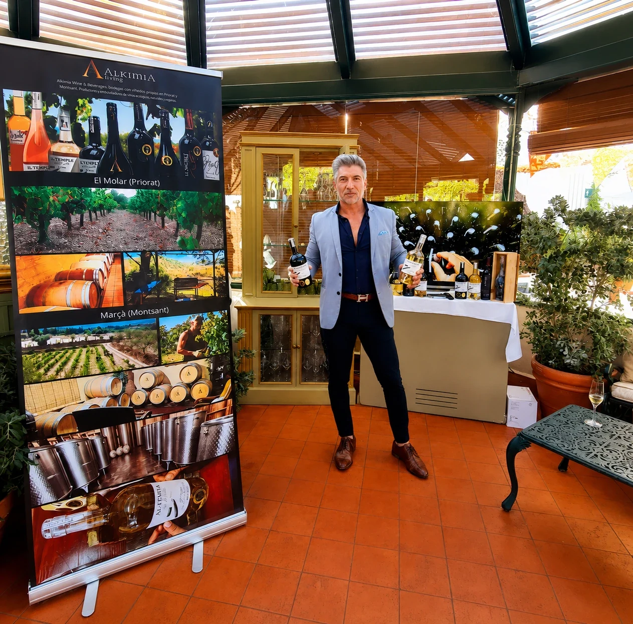 Alkimia Wines participó en un evento en el hotel Ritz Palace Barcelona, dando a degustar nuestros vinos.